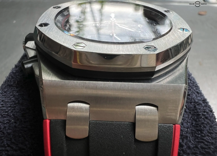 Audemars Piguet Royal Oak Offshore 42mm Chronograph Vampire Box & Strap 26470ST - Image 4