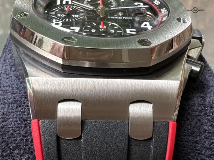Audemars Piguet Royal Oak Offshore 42mm Chronograph Vampire Box & Strap 26470ST - Image 5